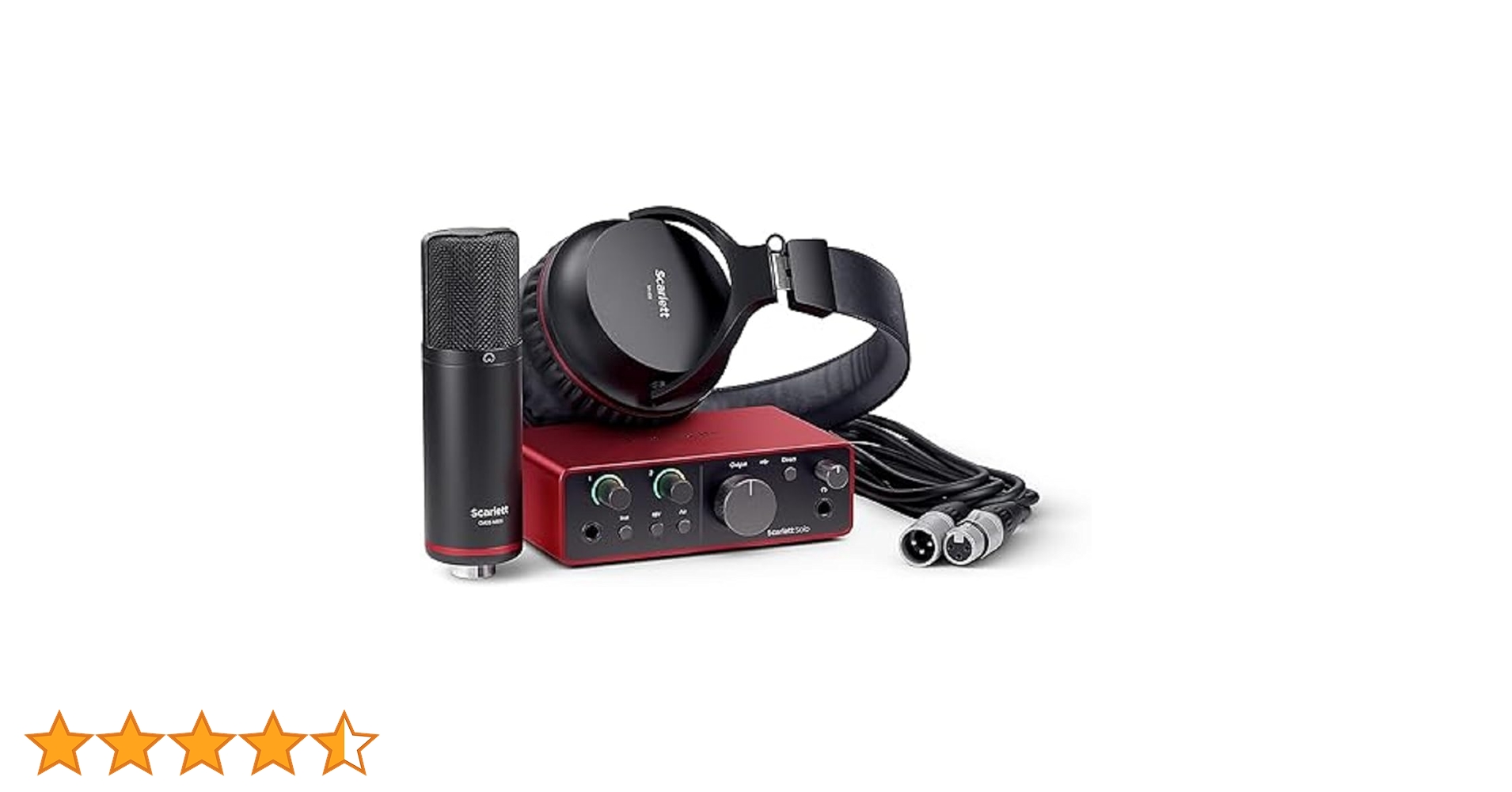 Focusrite Scarlett Solo Studio 4th Gen USB Audio Interface